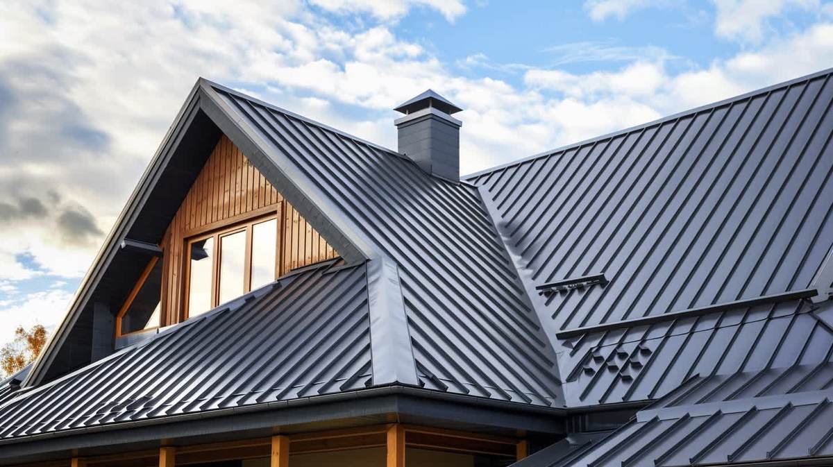 Üçkuyular EPDM Kauçuk Çatı – antrasit kenet sistem metal çatıyla kaplanmış müstakil ev Üçkuyular EPDM Kauçuk Çatı – antrasit kenet sistem metal çatıyla kaplanmış müstakil ev
